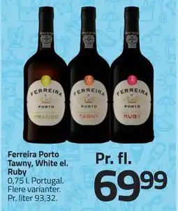 Fleggaard Ferreira Porto Tawny, White el. Ruby, DKK 69.99 tilbud