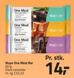 Fleggaard Nupo One Meal Bar, DKK 14 tilbud