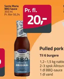 Fleggaard Santa Maria BBQ Sauce, DKK 20 tilbud