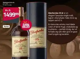 Fleggaard Glenfarclas 25 år 43%, DKK 1499.99 tilbud