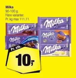 Calle Milka, DKK 10 tilbud