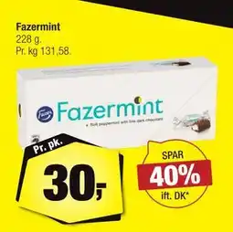Calle Fazermint, DKK 30 tilbud