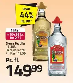 Fleggaard Sierra Tequila, DKK 149.99 tilbud