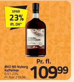 Fleggaard ØKO ND Nyborg Kaffelikør, DKK 109.99 tilbud
