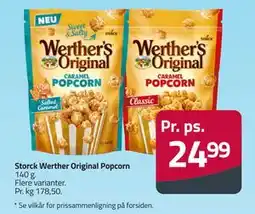 Fleggaard Storck Werther Original Popcorn, DKK 24.99 tilbud