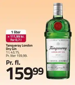 Fleggaard Tanqueray London Dry Gin, DKK 159.99 tilbud