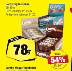 Calle Corny Big Müslibar, DKK 78 tilbud