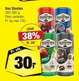 Calle Van Slooten, DKK 30 tilbud