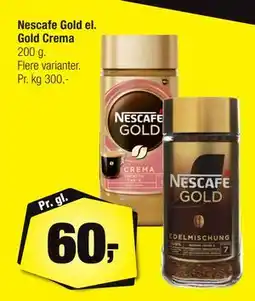 Calle Nescafe Gold el. Gold Crema, DKK 60 tilbud