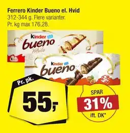 Calle Ferrero Kinder Bueno el. Hvid, DKK 55 tilbud