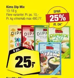 Calle Kims Dip Mix, DKK 25 tilbud