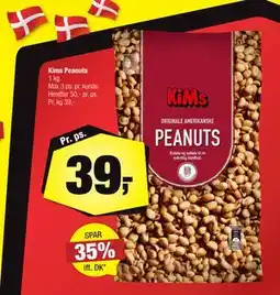 Calle Kims Peanuts, DKK 39 tilbud