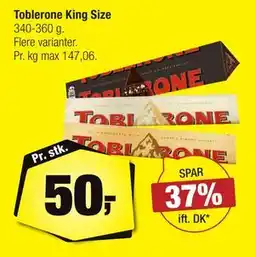 Calle Toblerone King Size, DKK 50 tilbud