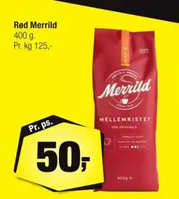 Calle Rød Merrild, DKK 50 tilbud