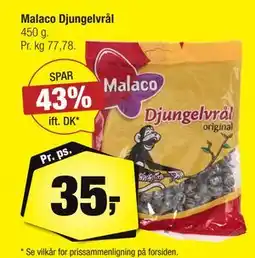 Calle Malaco Djungelvrål, DKK 35 tilbud
