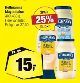 Calle Hellmann´s Mayonnaise, DKK 15 tilbud