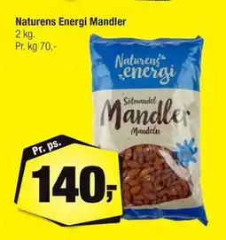 Calle Naturens Energi Mandler, DKK 140 tilbud
