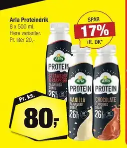 Calle Arla Proteindrik, DKK 80 tilbud
