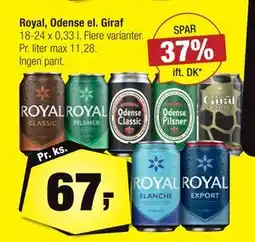 Calle Royal, Odense el. Giraf, DKK 67 tilbud