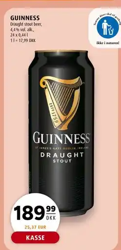 Scandinavian Park GUINNESS, DKK 189.99 tilbud