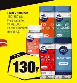 Calle Livol Vitaminer, DKK 130 tilbud