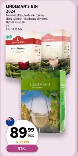 Scandinavian Park LINDEMAN’S BIN 2024, DKK 89.99 tilbud