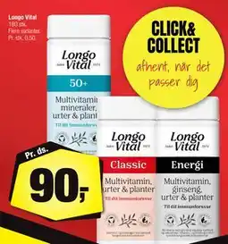 Calle Longo Vital, DKK 90 tilbud