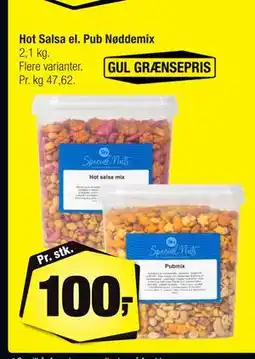 Calle Hot Salsa el. Pub Nøddemix, DKK 100 tilbud