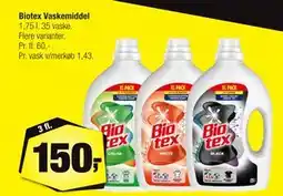 Calle Biotex Vaskemiddel, DKK 150 tilbud