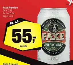 Calle Faxe Premium, DKK 55 tilbud