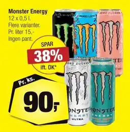 Calle Monster Energy, DKK 90 tilbud