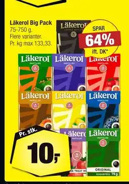 Calle Läkerol Big Pack, DKK 10 tilbud