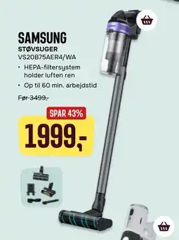 Skousen SAMSUNG STØVSUGER VS20B75AER4/WA, DKK 1999 tilbud