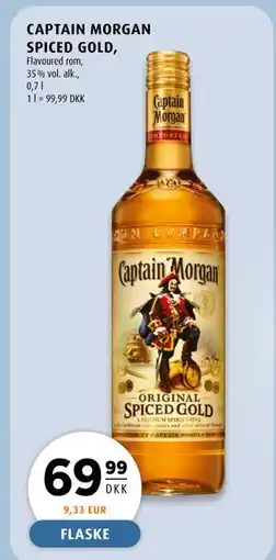 Scandinavian Park CAPTAIN MORGAN SPICED GOLD, DKK 69.99 tilbud