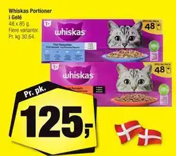 Calle Whiskas Portioner i Gelé, DKK 125 tilbud