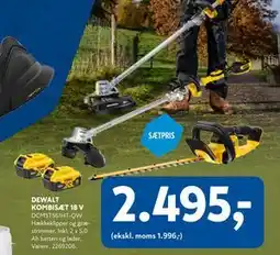 Davidsen DEWALT KOMBISÆT 18 V, DKK 2495 tilbud