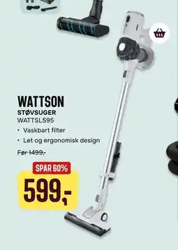 Skousen WATTSON STØVSUGER WATTSL595, DKK 599 tilbud
