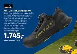 Davidsen AIRTOX SIKKERHEDSSKO, DKK 1745 tilbud