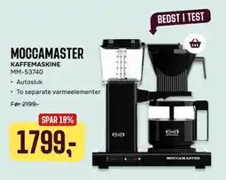Skousen KAFFEMASKINE MM-53740, DKK 1799 tilbud