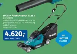 Davidsen MAKITA PLÆNEKLIPPER 2 X 18 V, DKK 4620 tilbud