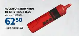 Davidsen HULTAFORS RØD KRIDT TIL KRIDTSNOR 360G, DKK 62.5 tilbud