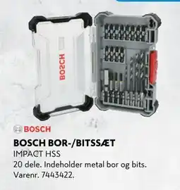 Davidsen BOSCH BOR-/BITSSÆT, DKK 125 tilbud