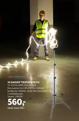 Davidsen SCANGRIP TRIPOD STATIV, DKK 560 tilbud