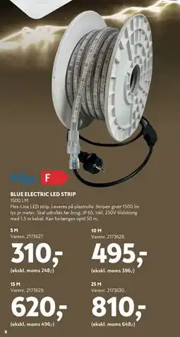 Davidsen BLUE ELECTRIC LED STRIP tilbud
