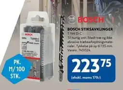 Davidsen BOSCH STIKSAVKLINGER, DKK 223.75 tilbud