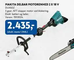Davidsen MAKITA DELBAR MOTORENHED 2 X 18 V, DKK 2435 tilbud