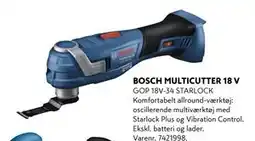 Davidsen BOSCH MULTICUTTER 18 V, DKK 1495 tilbud