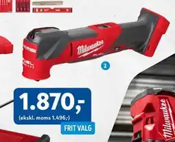 Davidsen MILWAUKEE MULTIVÆRKTØJ 18 V, DKK 1870 tilbud