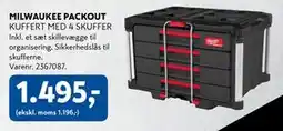 Davidsen MILWAUKEE PACKOUT, DKK 1495 tilbud