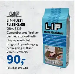 Davidsen LIP MULTI FLISEKLÆB, DKK 90 tilbud